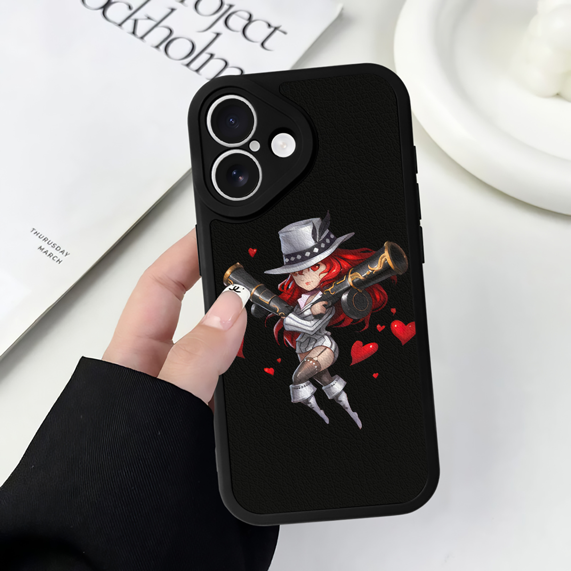 （画像用） リーグ・オブ・レジェンド League of Legends LOL 【iPhone 16シリーズ対応】シリコンスマホケース（レザー調） 材質：シリコン